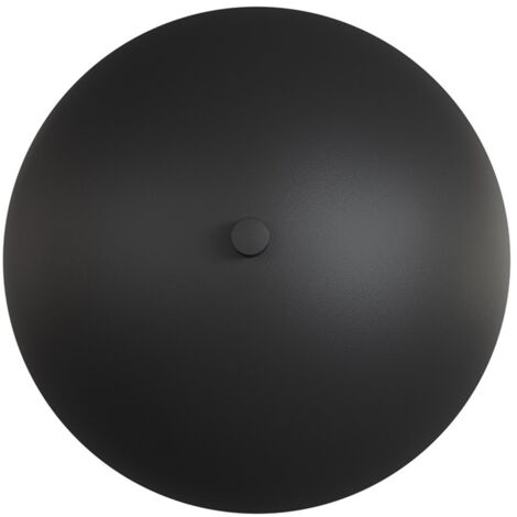 Applique Moderna Hera Acciaio Nero 2 Luci G9 Ip20