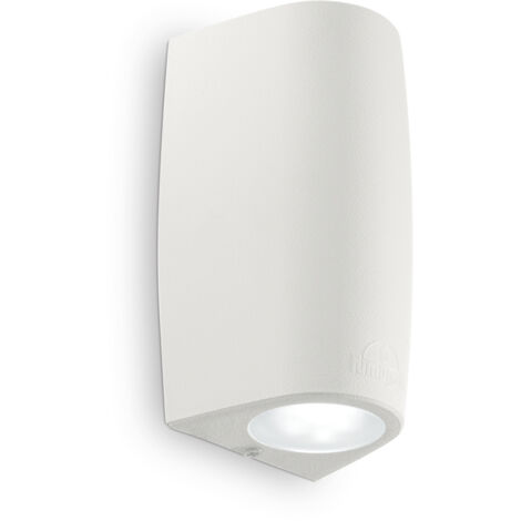 Applique Moderna Keope Materie Plastiche Bianco 1 Luce Gu10