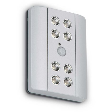 Applique Moderna Lero Indoor Plastica Grigio Titanio Led Integrato 5,1W 4000K