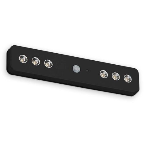 Applique Moderna Lero Indoor Plastica Nero Led Integrato 2,9W 4000K