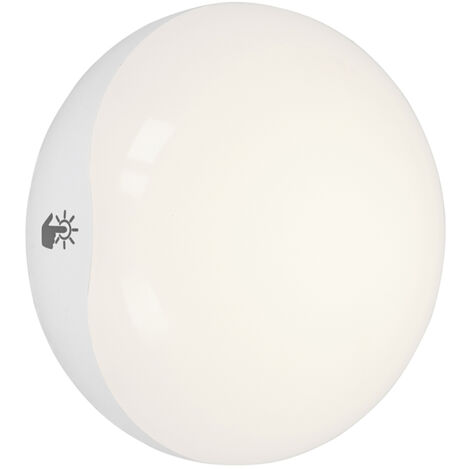 Applique Moderna Lero Plastica Bianco Touch Led Integrato 0,4W 6500K