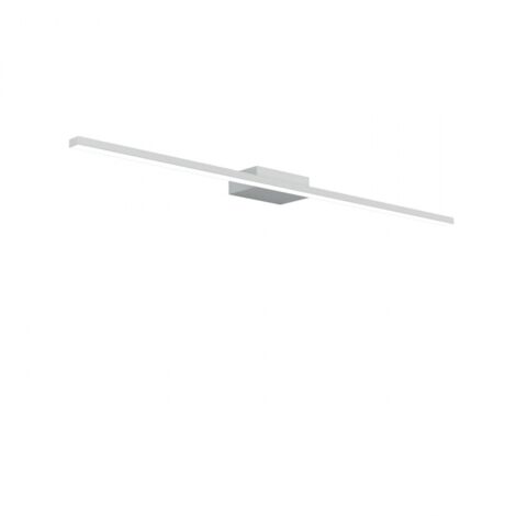 Applique Moderna Line Metallo Bianco Diffusore Acrilico B Led 11,2W Calda 70Cm