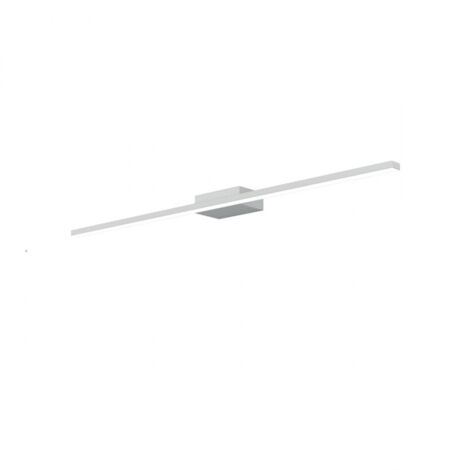 Applique Moderna Line Metallo Bianco Diffusore Acrilico Bianco Led 6W Nat 50Cm