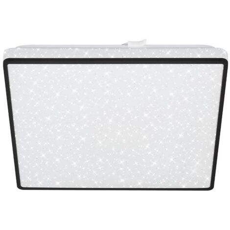 Applique Moderna Lino Plastica Nero Led Integrato 15W 4000K