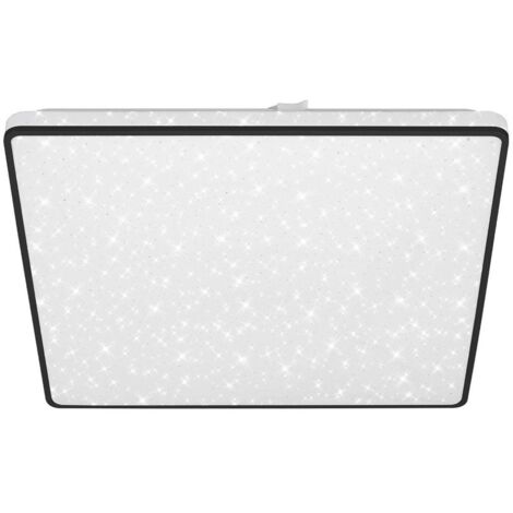 Applique Moderna Lino Plastica Nero Led Integrato 24W 4000K
