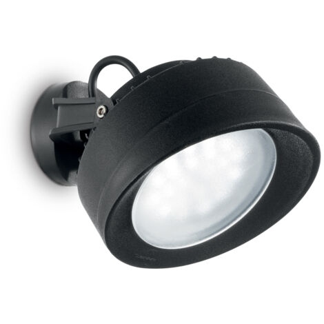 Applique Moderna Litio Materie Plastiche Nero 1 Luce Gx53