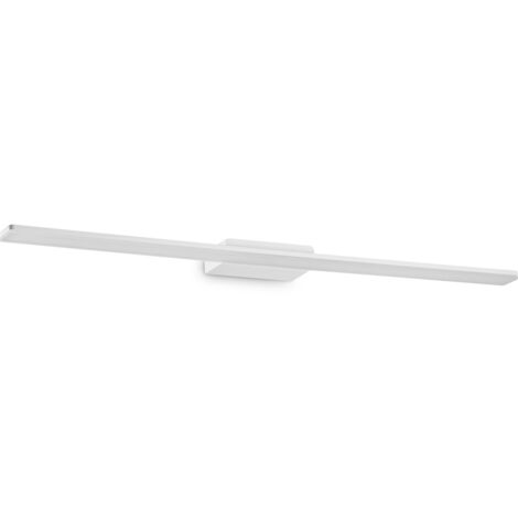 Applique Moderna Make-Up Alluminio Bianco Led 27W 3000K Luce Calda