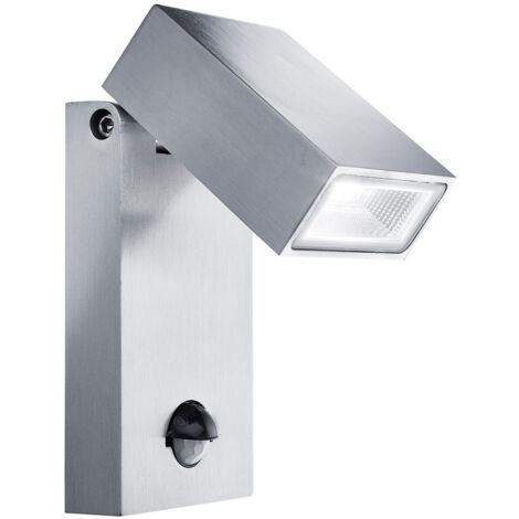 Applique Moderna Metro Alluminio Cromo Vetro Led 10W 4000K