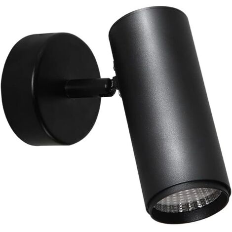 Applique moderna minimalista da 5 W, faretto LED da superficie, regolazione orizzontale di 180°, lampada da comodino nordica
