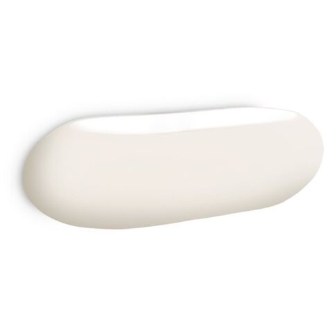 Applique Moderna Moris Vetro Bianco 2 Luci G9 3W 3000K Luce Calda