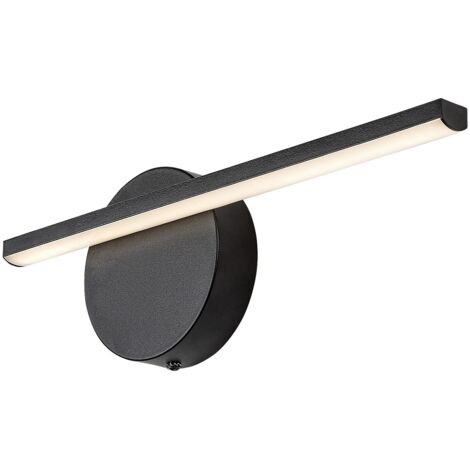 Applique moderna nera 33cm LED 6W 4000K Rabalux Sabira