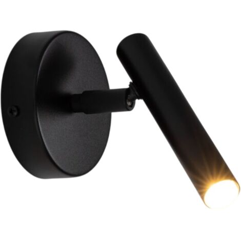 Applique moderna nera orientabile Sopel G9 3W Sigma