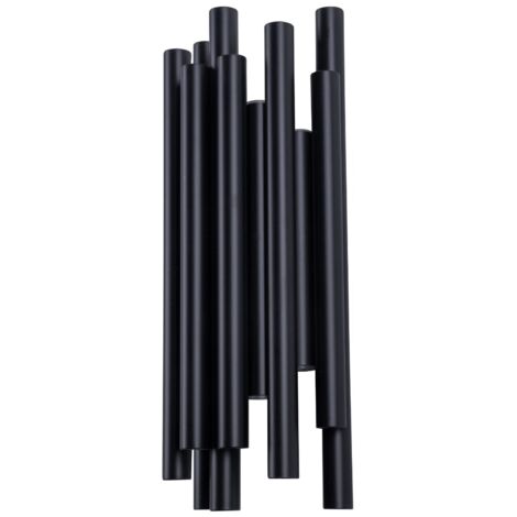 Applique moderna nera tubi ORGANIC LED 8W Maxlight W0286