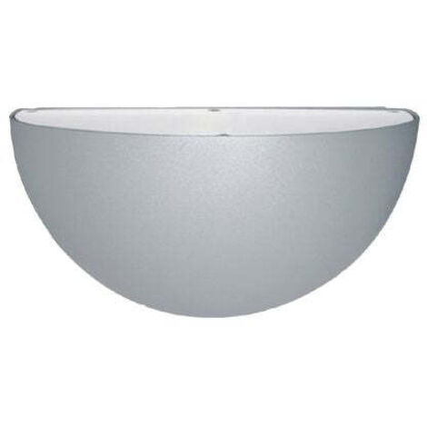 Applique moderna quarto di sfera lampada parete per esterno alluminio
