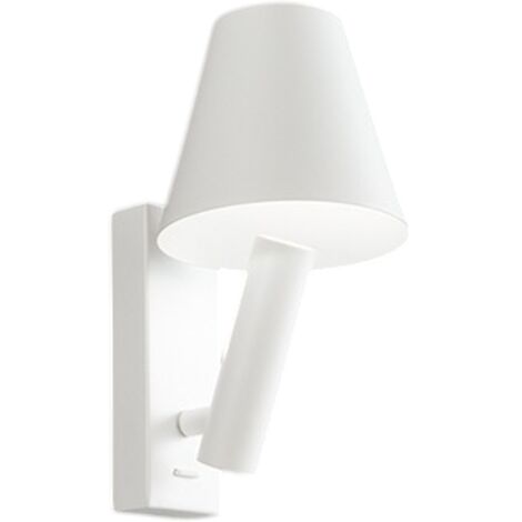 Applique Moderna Reverse Metallo Bianco Led 6W 3000K Ip20