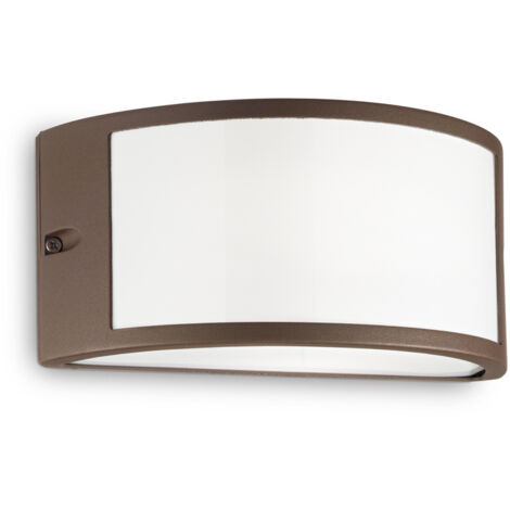 Applique Moderna Rex-1 Alluminio-Materie Plastiche Coffee 1 Luce E27