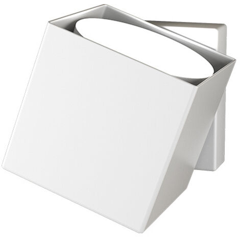 Applique Moderna Rotation Metallo Bianco 1 Luce Gx53