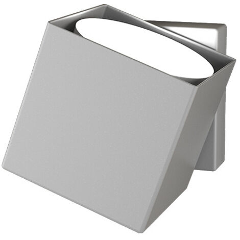Applique Moderna Rotation Metallo Grigio 1 Luce Gx53