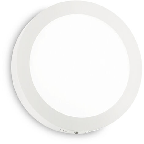 Applique Moderna Round Universal Alluminio-Plastiche Bianco Led 19W 3000K D22