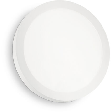 Applique Moderna Round Universal Alluminio-Plastiche Bianco Led 25W 3000K D30