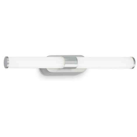 Applique Moderna Runt Plastica Cromo Opaco Led Integrato 7W 4000K Ip44
