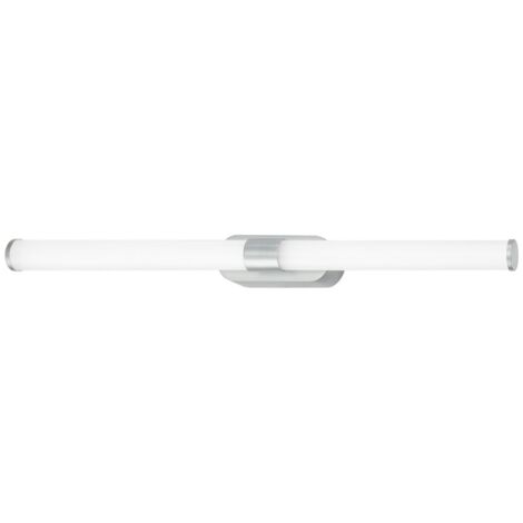 Applique Moderna Runt Plastica Cromo Opaco Led Integrato 9W 4000K Ip44