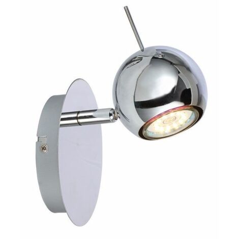Applique moderna Santorini 2 cromata 1xGU10 50W Reality