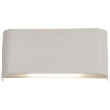 Applique Moderna Scatola Fiammiferi Alluminio Bianco Policarbonato Led 10W 3000K