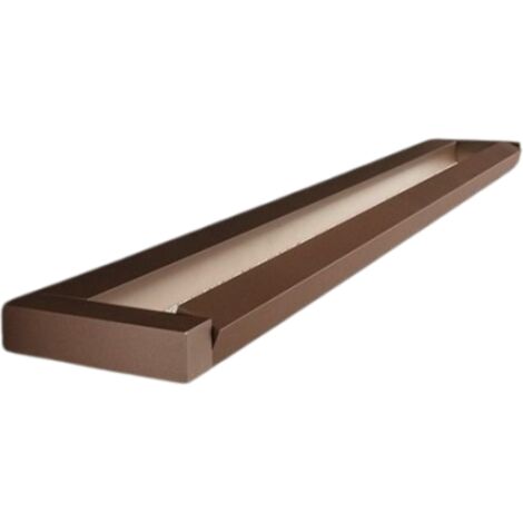 Applique Moderna Slim Metallo Marrone Led 12W Dimmerabile Ip20