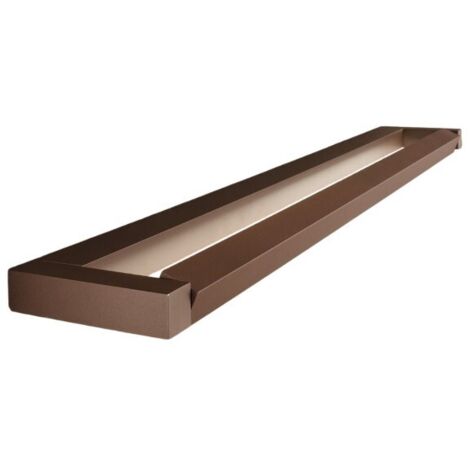 Applique Moderna Slim Metallo Marrone Led 18W Dimmerabile Ip20