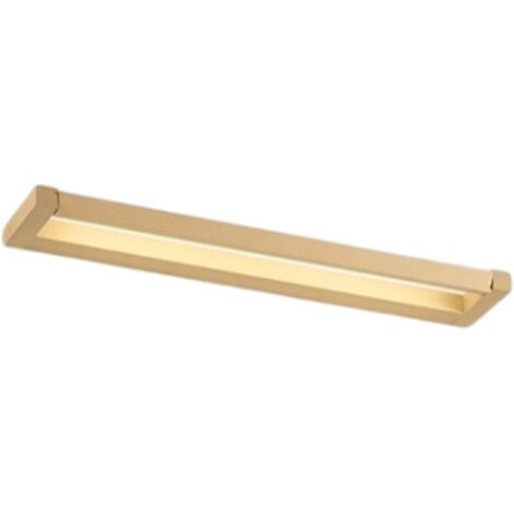 Applique Moderna Slim Metallo Oro Led 12W Dimmerabile Ip20