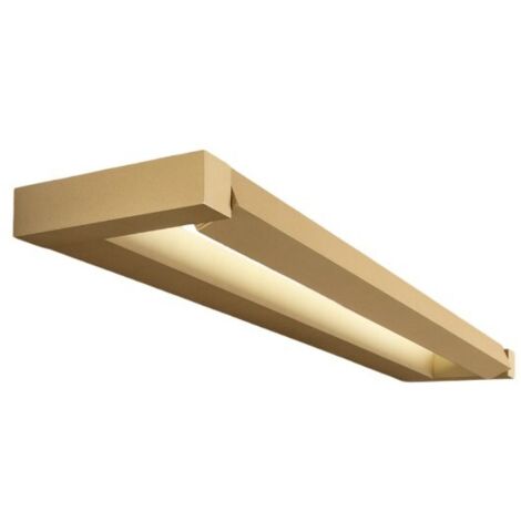 Applique Moderna Slim Metallo Oro Led 18W Dimmerabile Ip20