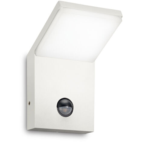 Applique Moderna Style Alluminio Bianco Led 9,5W 4000K Luce Naturale