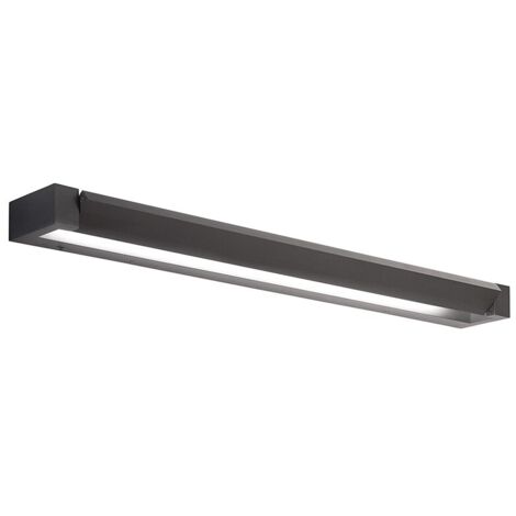 Applique Moderna Sway Metallo Nero Acrilico Led 23W 3000K