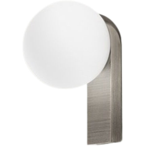 Applique Moderna Talia Alluminio Grigio Led 8W 3000K Ip44