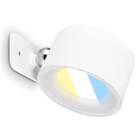 Applique Moderna Tari Plastica Bianco Led Integrato 4,5W