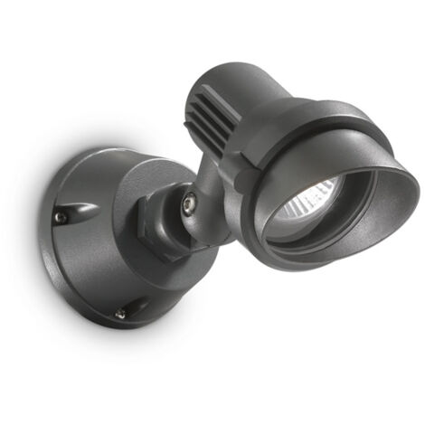 Applique Moderna Terra Alluminio Antracite 1 Luce Gu10