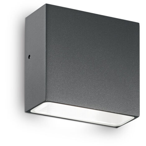 Applique Moderna Tetris-1 Alluminio Antracite 1 Luce G9