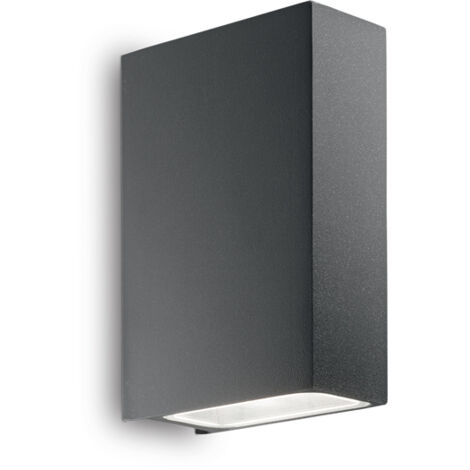 Applique Moderna Tetris-2 Alluminio Antracite 2 Luci G9