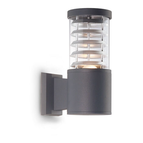 Applique Moderna Tronco Alluminio Antracite 1 Luce E27