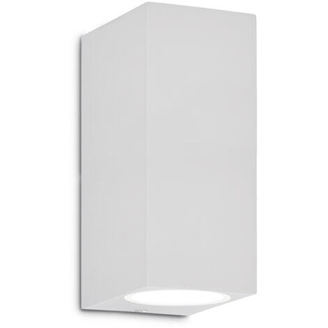 Applique Moderna Up Alluminio Bianco 2 Luci G9 3W 3000K Luce Calda