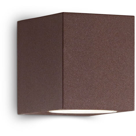 Applique Moderna Up Alluminio Coffee 1 Luce G9 3W 3000K Luce Calda