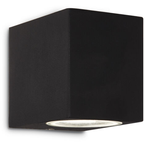 Applique Moderna Up Alluminio Nero 1 Luce G9 3W 3000K Luce Calda