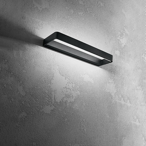 Xeno ideal lux faretto nero per esterno da parete soffitto luce orientabile  ip44 gu10 - XENOAP1NERO