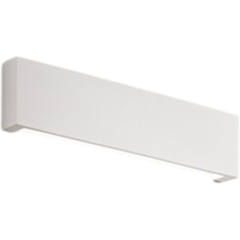 Applique Moderna Wall Gesso Metallo Bianco Led 12W 3000K Ip20