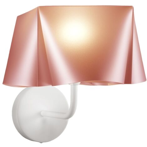 Applique Moderna Wanda Polilux ® Rame E Metallo 1 Luce E14