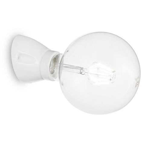 Applique Moderna Winery Porcellana - Ceramica Bianco 1 Luce E27