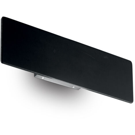 Applique Moderna Zig Zag Metallo Nero Led 12,5W 3000K Luce Calda