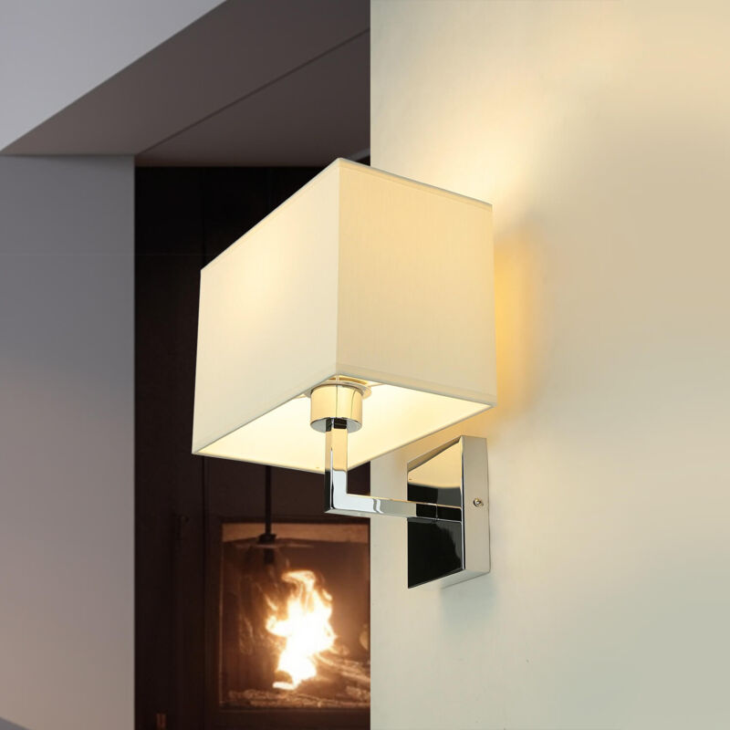 Applique moderne E27 Abat-jour tissu hotel