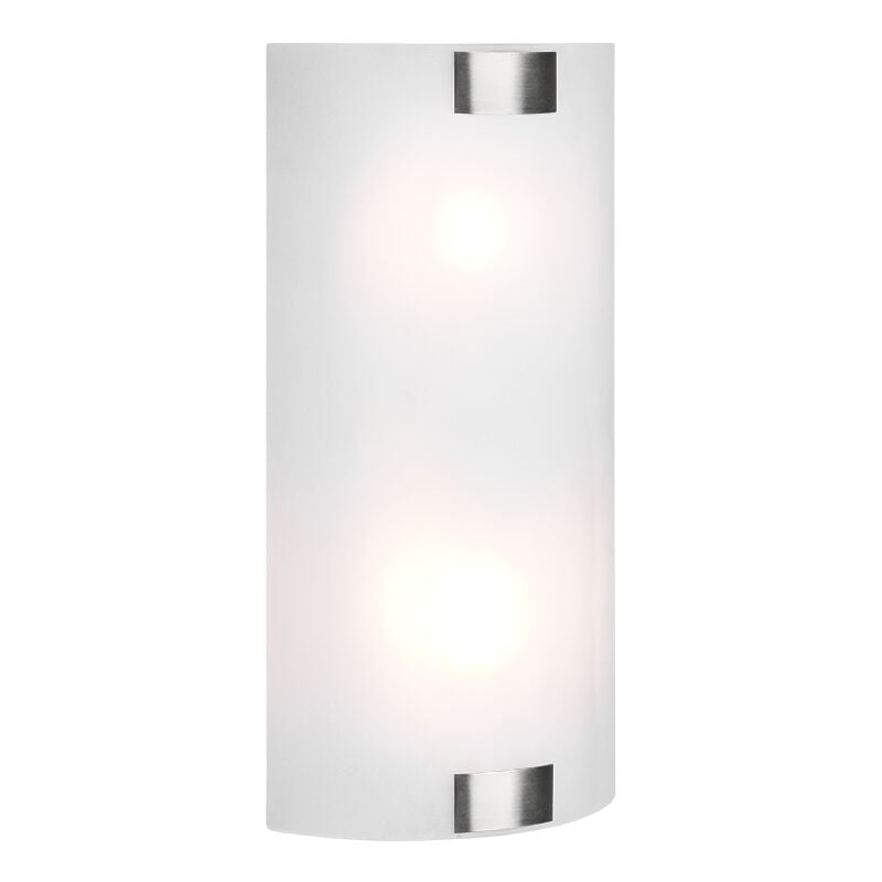 Applique, Pura2xE27, max.25,0 WVerre, Blanc, Corps: Métal, Nickel matL: - Trio